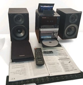 PANASONIC SA-PM48 CD ,KASSETTE, IPOD, USB, 2-WAY SPEAKER SYSTEM STEREO ANLAGE - Bild 1 von 24