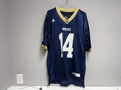 Camiseta de fútbol vintage Adidas Travis Lila Montana State Bobcats #14/talla M Foto 1 de 4