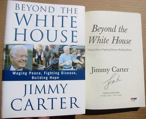 Jimmy Carter signed book Beyond the White House 1st Print PSA/DNA Authentic - Picture 1 of 5
