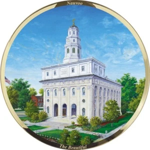 NAUVOO DER SCHÖNE TEMPEL LDS MORMONEN SAMMLERTELLER ~ HOCHZEITSSIEGEL GESCHENK! - Bild 1 von 1
