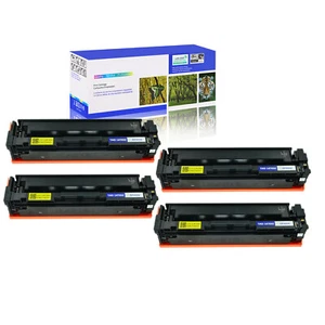 4PK Black CF400A 201A Toner Cartridge for HP LaserJet MFP M277dw M277n M277 - Photo 1/24