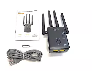 Victony WiFi Extender 2.4G 1200Mbps Signalverstärker externe Antennen 5G, Inv-176 - Bild 1 von 2