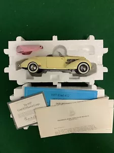 Franklin Mint 1937 Cord 812 Phaeton Coupe 1/24 Diecast Model COA. - Picture 1 of 3