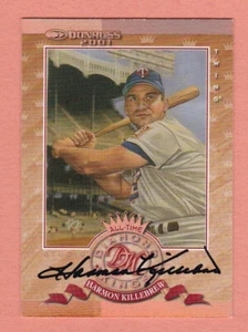 2001 DONRUSS ALL-TIME DIAMOND KINGS STUDIO /250 HARMON KILLEBREW AUTO /50 #ATDK2 - Picture 1 of 4