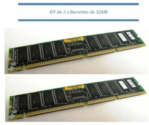 SGI 64MB Kit de 2 x barrette mémoire 32MB 100MHz pour SGI O2, SGI 030-0876-002 - Photo 1/4