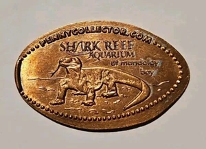 Shark Reef Aquarium At Mandalay Bay Hotel Las Vegas Elongated Pressed Penny - Picture 1 of 1