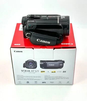 Canon Vixia HF S21  Camcorder W/ Built In 64gb - Image 1 of 4