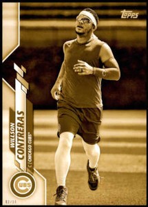 Willson Contreras 2020 Topps Short Print Variations 5x7 Gold #665 2/10 Cubs