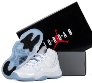 Nike Air Jordan 11 Retro Legend Blue 378038-104 GS & Women's Size New - Picture 1 of 8