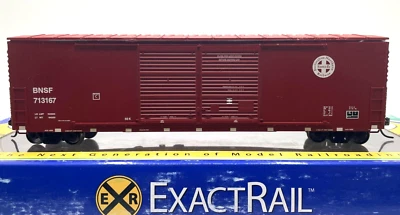 HO EXACTRAIL EX-1008-2 GUNDERSON 5200 CU FT BOXCAR BNSF 713167 - Image 1 of 2