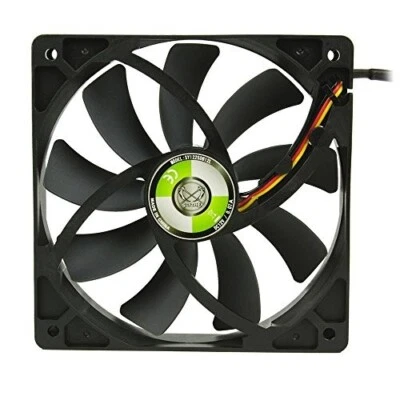 Scythe Slipstream 120 mm Dual-Fans 12V .07A 800 RPM 40.17 CFM 10.7 dB 3-pin - Image 1 of 4