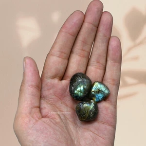 Rocas pulidas piedras caídas de cristal de labradorita - cristales hágalo usted mismo (1 oz) - Imagen 1 de 8