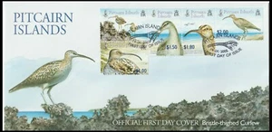 PITCAIRN ISLANDS 2005 BRISTLE-THIGHED CURLEW FDC (VF) - Picture 1 of 1