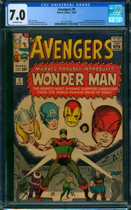 Avengers #9 (1964) ⭐ CGC 7.0 ⭐ 1st Appearance of WONDER MAN! Marvel Comic - Picture 1 of 2