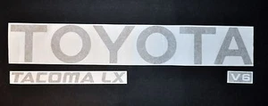 TOYOTA TACOMA GOLD /COPPER NUGGET TRUCK TAILGATE LOGOS DECAL 95-99 V6 letters - Picture 1 of 2