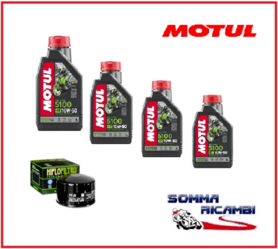 KIT TAGLIANDO BMW R1200GS - 1200 cc -2004 - 2009 MOTUL 5100 10W50+F.OLIO HF164