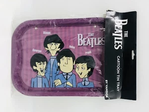 Figuras decorativas de dibujos animados Vandor 2005 coleccionables de los Beatles bandeja de lata - Imagen 1 de 4