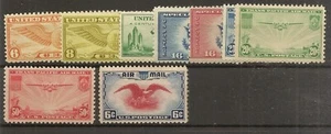 ESTADOS UNIDOS AÉREOS YVERT 15/24 1932/38 NL241 - Picture 1 of 1