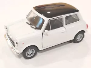 Welly 1/34 MINI COOPER 1300, White Diecast Metal Model (#43609) - Picture 1 of 11