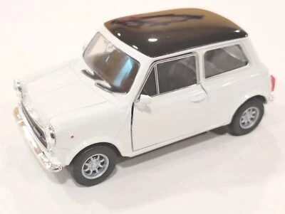 Welly 1/34 MINI COOPER 1300, White Diecast Metal Model (#43609) - Image 1 of 4