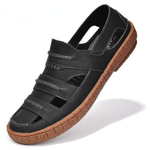 BRANDBLACK Scarpe casual da uomo in pelle scarpe fatte a mano sandali di lusso scarpe da guida