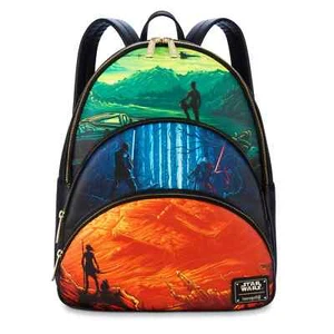 Disney Star Wars The Force Awakens Loungefly Backpack Disney100 New - Picture 1 of 4