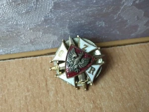 RARE Military Polish Badge Icon Polska Poland ODZNAKA ZWIĄZKU OFICERÓW REZERwy - Picture 1 of 11