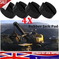 4X Universal Lifting Jack Pad Adapter Slotted Frame Rail Floor Trolley Rubber