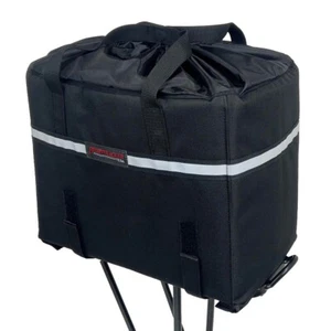 Bicycle Grocery Tote for Bike Rack Insulated Rear Trunk Bag Carry Pannier Padded - Picture 1 of 6