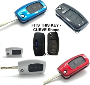 Key Case For Ford Transit Courier EcoSport S-MAX C MAX FOCUS MONDEO KUGA Fiesta - Picture 1 of 25