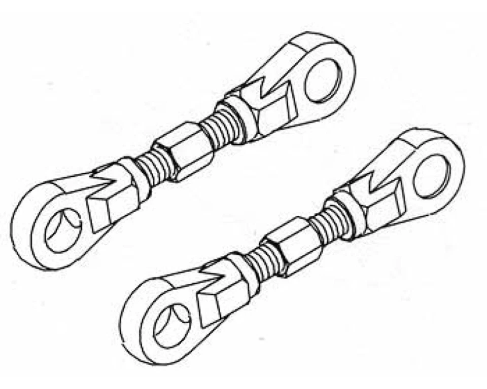 Robitronic Obere Querlenkerhalter hinten 2 Stk R30186  - Bild 1 von 1