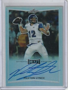 2016 Leaf Draft Metal Paxton Lynch Rookie Autograph BA-PL1 - Bild 1 von 1