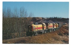 Roberval Saguenay Railway Train RS 20 25 19 Engines Port Alfred Quebec Postcard - Picture 1 of 2