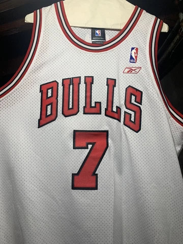 Reebok Chicago Bulls Ben Gordon Stitched Jersey  Size XL +2 #7 Cover