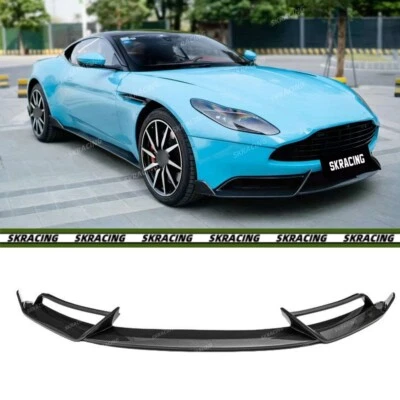 Carbon Fiber Front Bumper Lip Splitter Body Kit Fits Aston Martin DB11 2017-2023 - Image 1 of 4