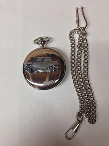 Riley Elf MK3 ref211 emblem on polished silver case pocket watch - Picture 1 of 1