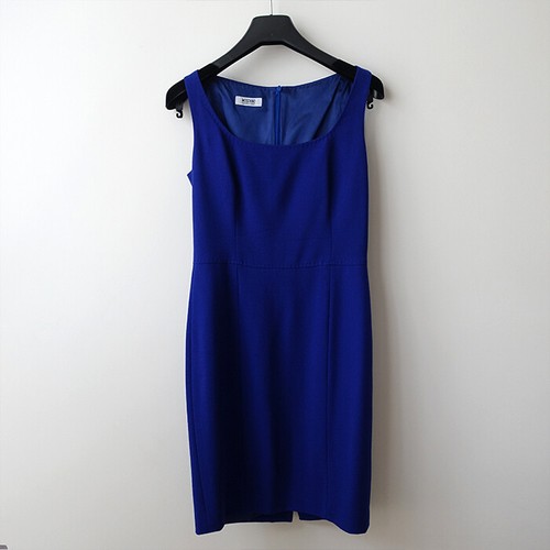 MOSCHINO Electric Blue Bodycon Dress UK 8 IT 40 Occasion Party