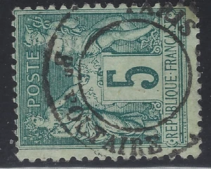 JA-07-6-2 Paris Jour de l'An: Type 18 sans b dateur Bd Voltaire (bur 36) avec N° - Bild 1 von 1