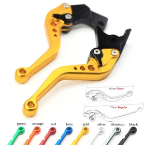 CNC Short Brake Clutch Levers For SUZUKI GSXR1000 GSXR 1000 2001-2020 GSX-R 1000 - Foto 1 di 28