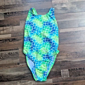 Youth Swimming Suit Juniors Girls 13 Sea Turtle Racer Back Beach Vacation Pool - Picture 1 of 7
