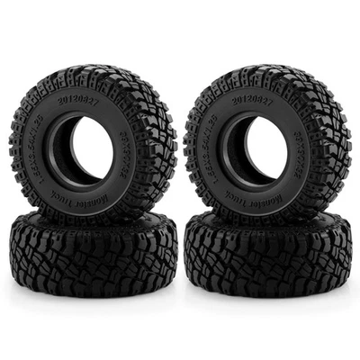 1.55" Tires for RC Crawler Car D90 TF2 Tamiya CC01 LC70 LC80,90*32mm - Image 1 of 4