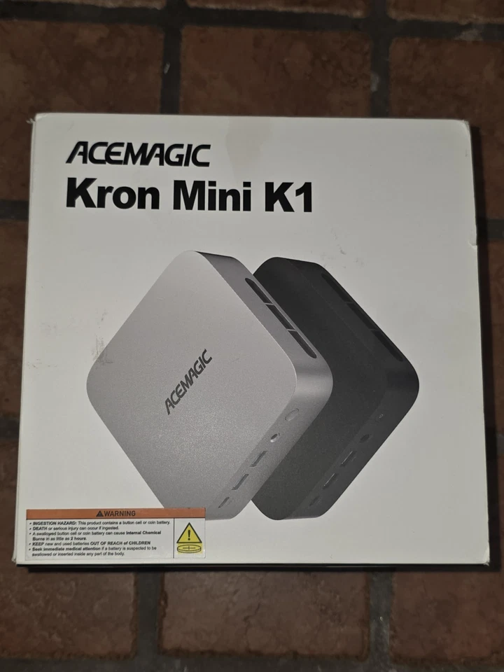 ACEMAGIC Mini PC AMD Ryzen 7 5700U Mini PC 32GB DDR4 512GB SSD Silent (BLACK) K1 - Image 1 of 4