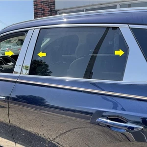 Polished Pillar Post Trim for 2021-2023 Genesis GV80 [6pcs] - Bild 1 von 4