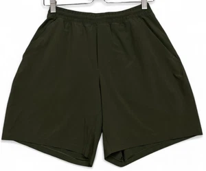 Lululemon Pace Breaker gefütterte Shorts 7" Herren S olivgrün Fitnessstudio sportlich Laufen - Bild 1 von 13