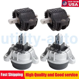 4pcs L+R Engine Motor Mount+Automatic Transmission For BMW F07 F10 F11 528i 520i - Picture 1 of 2