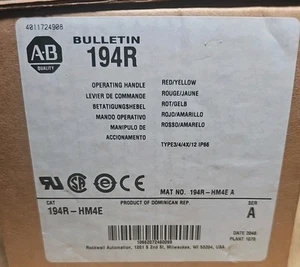 MECCANISMO DI FUNZIONAMENTO ALLEN BRADLEY 194R-HM4E - Foto 1 di 4