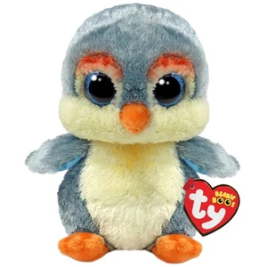 Ty Fisher Penguin Beanie Boo Regular 14cm - Squishy Beanie Baby Soft (US IMPORT) - Picture 1 of 7