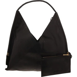 Vince Camuto Womens Liann Black Tassel Hobo Handbag Extra Large BHFO 1378 - Picture 1 of 3