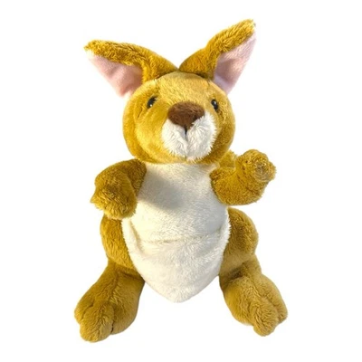 Ganz Kangaroo Plush HM180 BW340G Stuffed Animal 9” Brown & White - Image 1 of 4