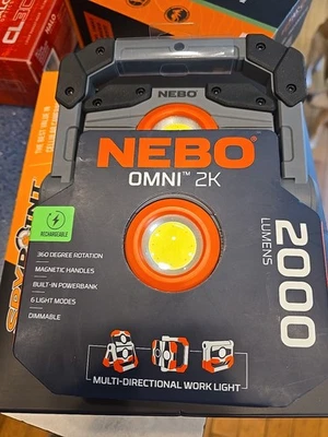 Nebo Omni 2K Rechargeable Multi-Directional Work Light 2000 Lumen - Image 1 of 3